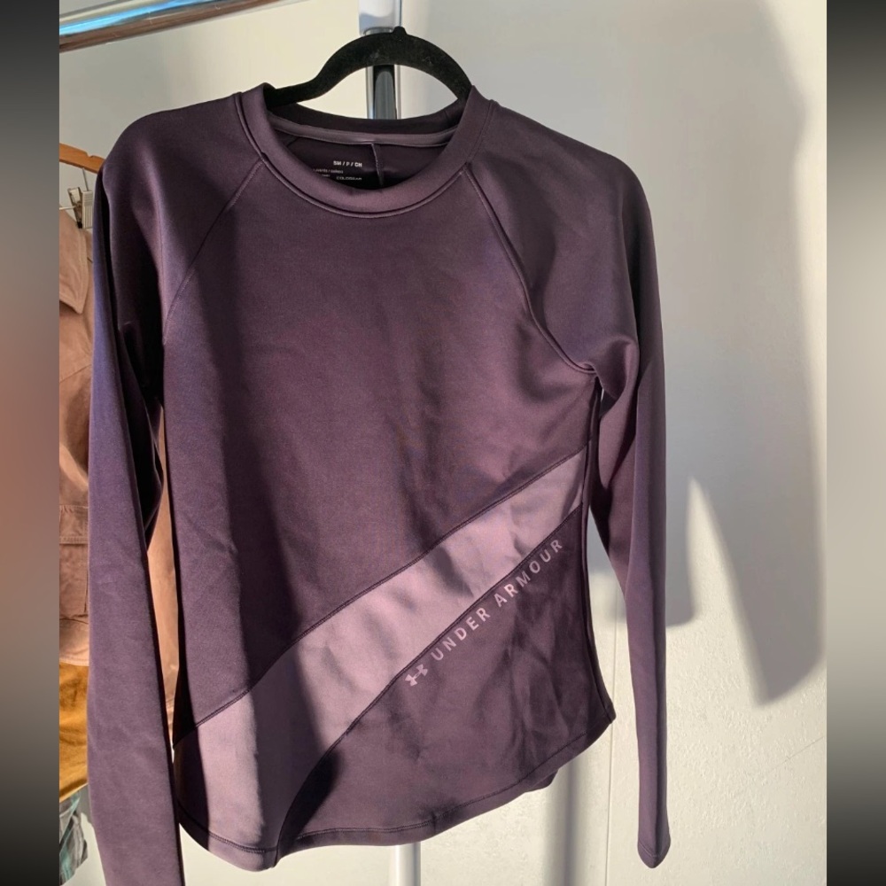 Under Armour Plum ColdGear Long Sleeve Top